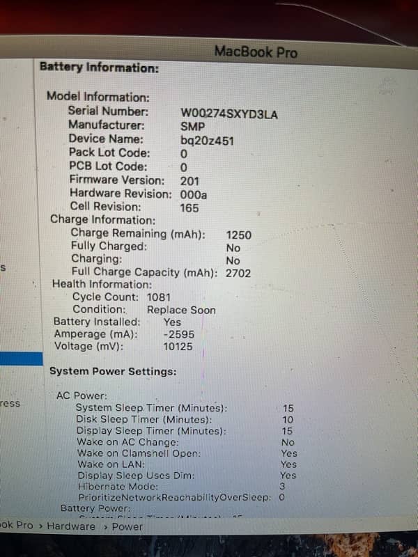Used 2010 MacBook Pro 13”- High Sierra 4