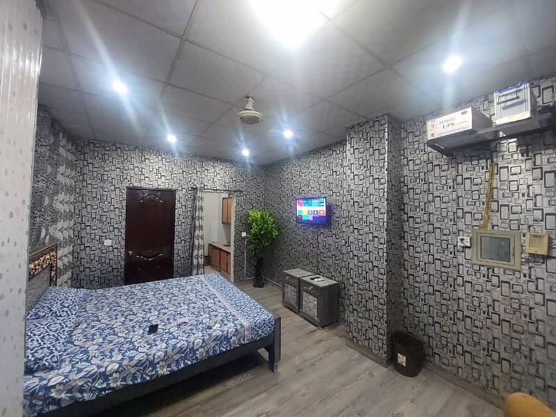 Daill basis and Monthly Basis Brand New Corner Studio Fully Furnished Flat Available For Rent 1