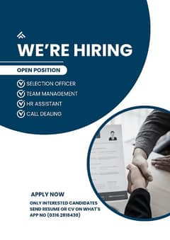 Job are Available