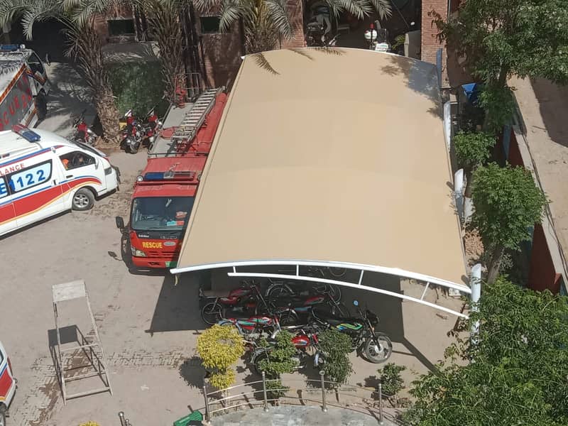 sheds \ fiberglass sheds \ tensile shades \ car parking shed \ shade 15