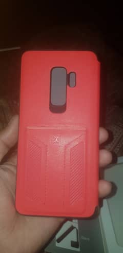 Samsung S9 plus leather flip back cover