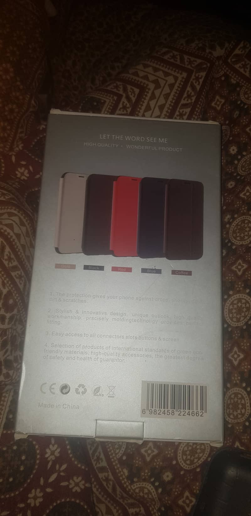 Samsung S9 plus leather flip back cover 4