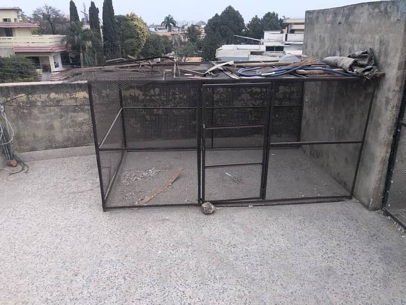 angle iron cage 8 foot long 0