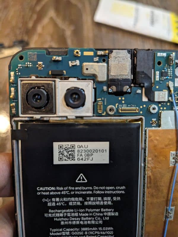 All parts of Google pixel 4a5G with penal 2