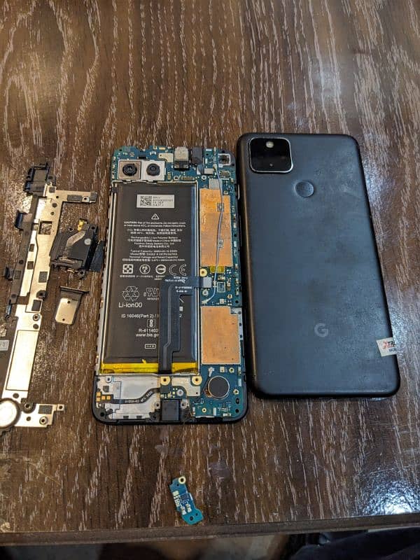 All parts of Google pixel 4a5G with penal 6