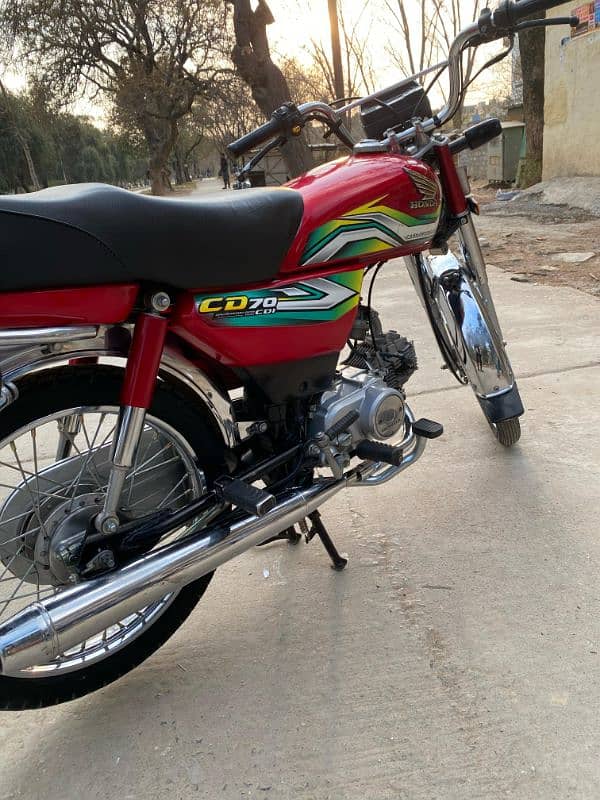 Lush Condition A1 Honda CD 70 22/23 model complete file Isb NUM 0