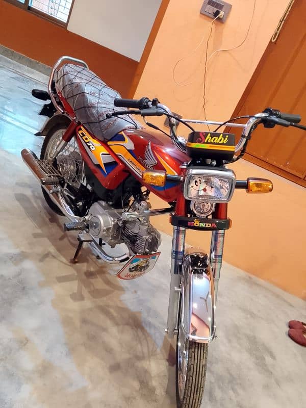 frish bike o meter condition for sale all Punjab register documents ok 1