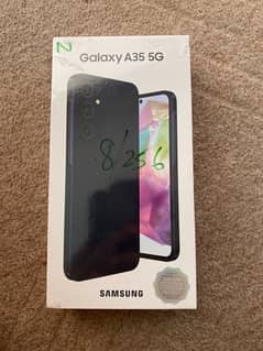 samsung a35 5g 8/256 brand new still box pack