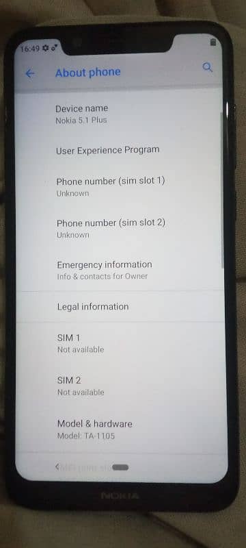 Nokia 5.1 Plus 32gb member original pta approved 8