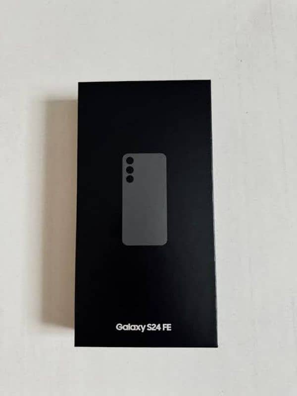 Samsung Galaxy S24FE Box Packed Black Colour PTA Approved 0