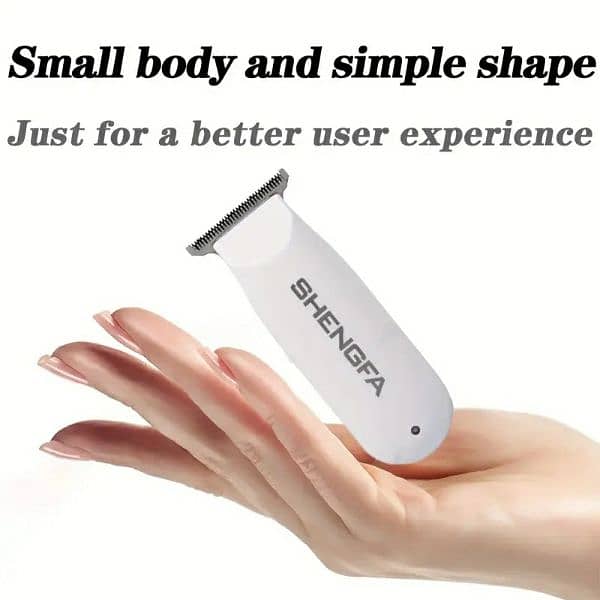 SHENGAFA Pocket Hair Clipper for Men - USB Fast Charging 5