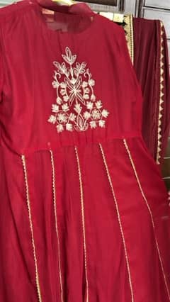 LONG GOWN BARAAT OR MEHNDI DRESS