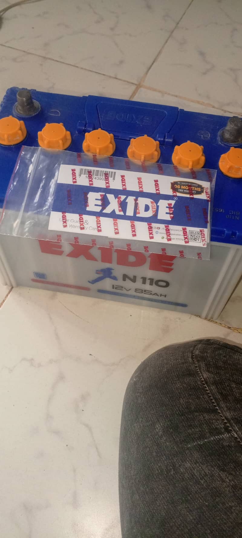 Exide battery 12V 85AH 4