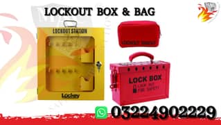 Lockout box & bag/industrial safety /lotokit/safety pad /lockwirelock