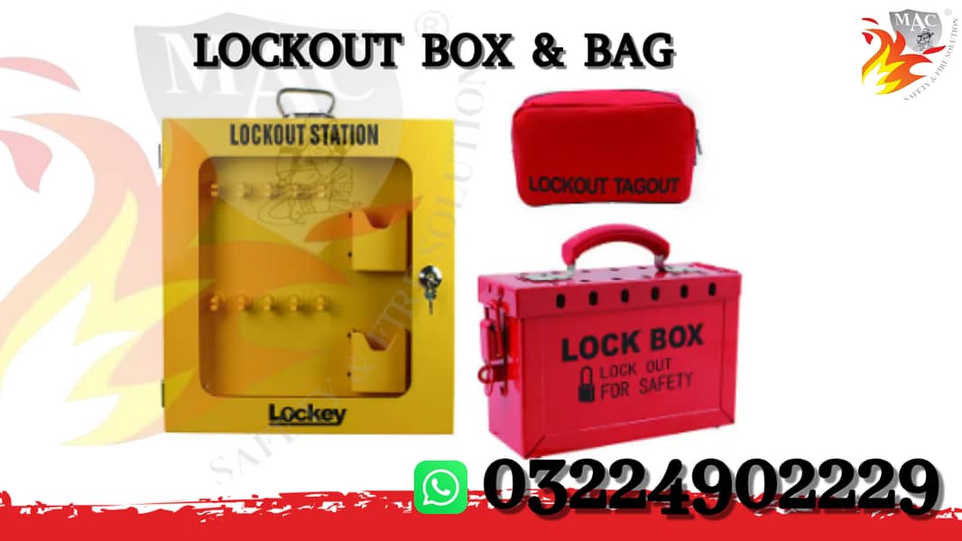 Lockout box & bag/industrial safety /lotokit/safety pad /lockwirelock 0