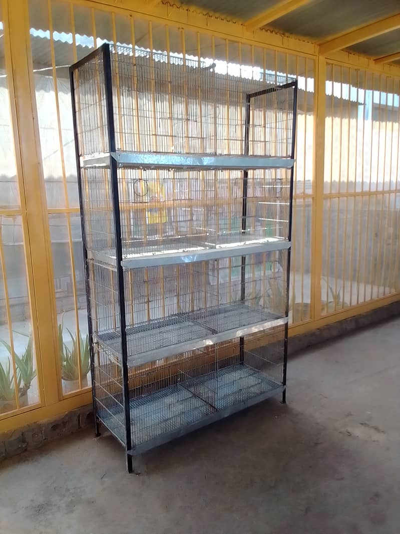 8 portion cage folding galvanized wair 1