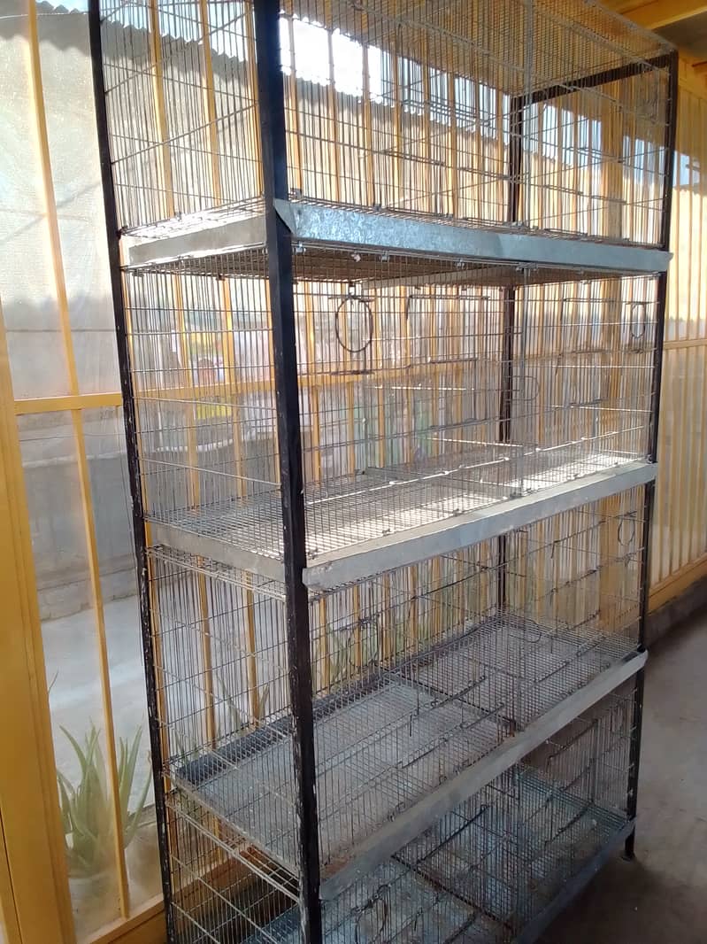 8 portion cage folding galvanized wair 2