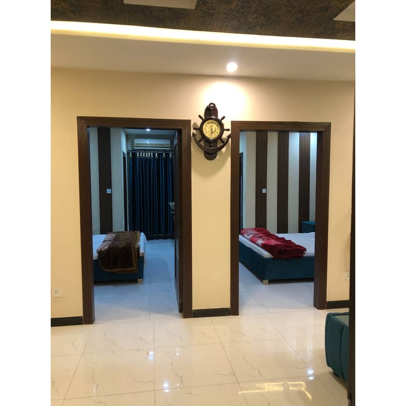 2 Bed Furnished Apartment Available For Rent In Faisal Town F-18 Islamabad 0