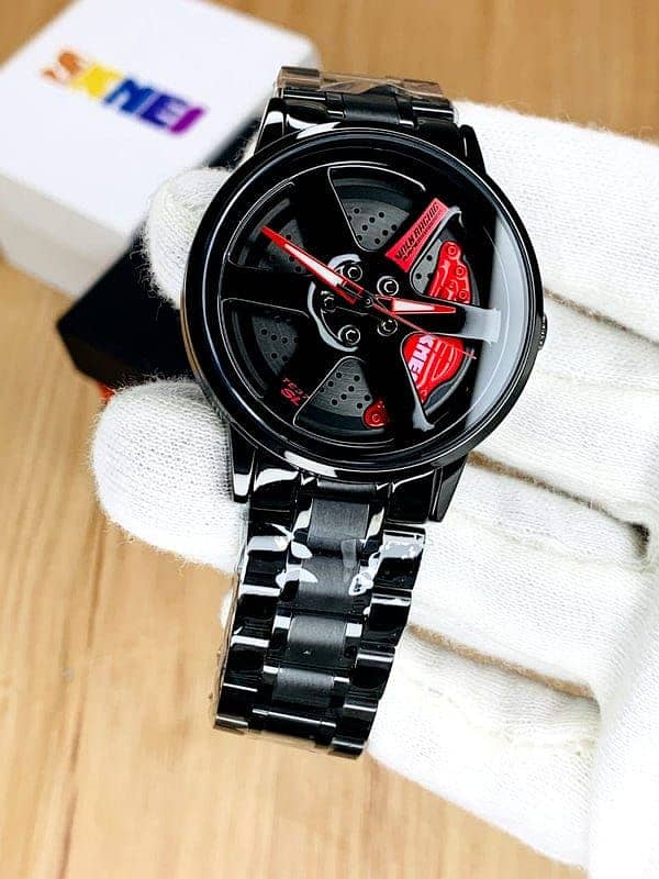 Wheel Watch Best Quality Watches With Gift Box 4