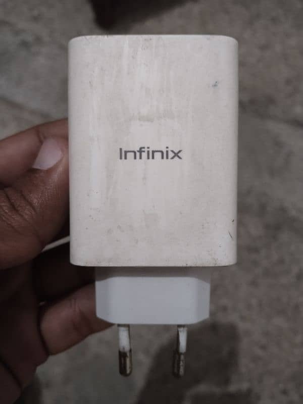 Infinix Note 10 pro 33W box pulled fast adapter 0