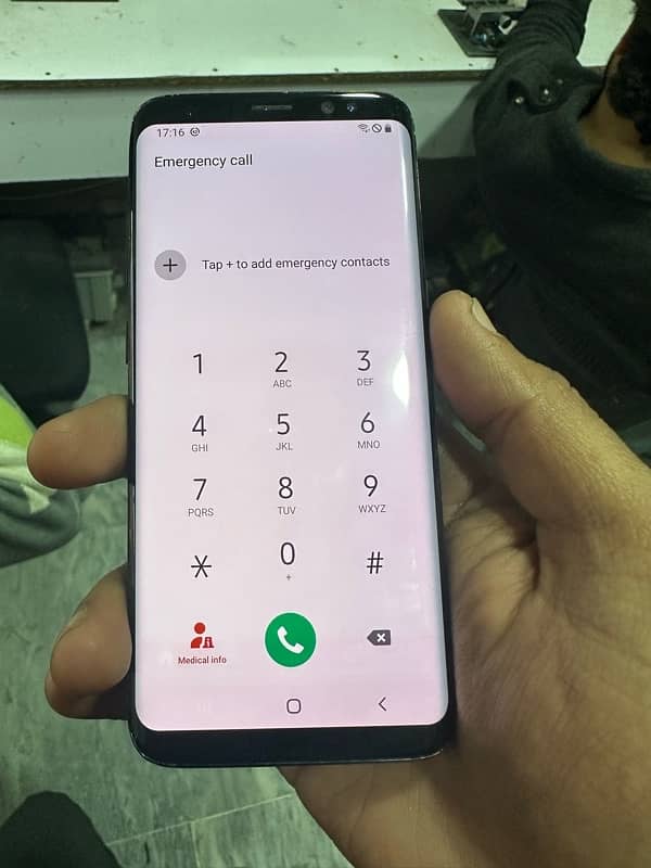 samsung s8 offical approved ha iss number py rabbta krien 03029848408 1