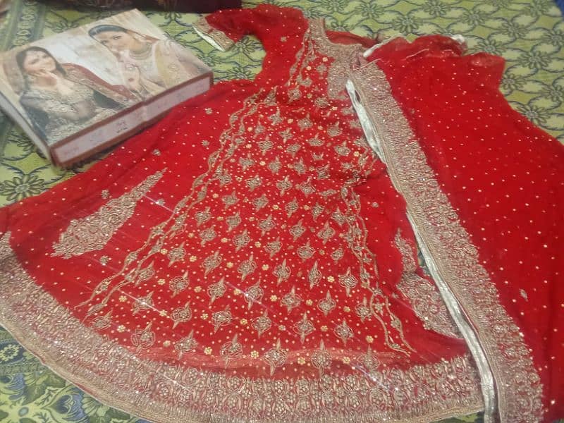 frock ,bridal maxi, Mehandi ka party dress 7