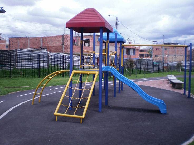 Swings|Slide|Seesaw|Marygoround|Bench|Gazibo|Tree House|Park Setup 17