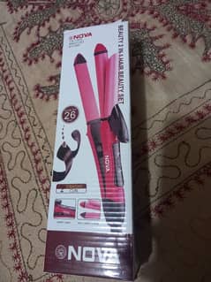 nova hair straightner and curl