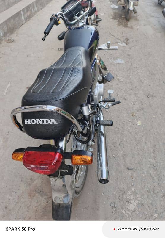 Honda CD 70 Blue 2025 Model Price Fix 2