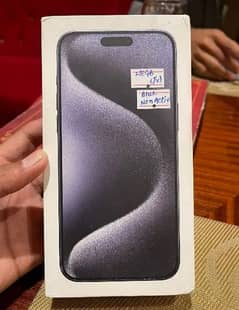 I Phone 15 Pro Max JV Blue Titanium