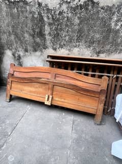 Solid Wooden Bed for Sale!