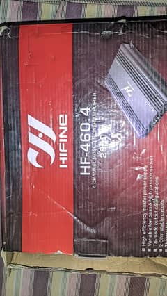 Hi fine -460 4 channel Car Amplifier Brand New important