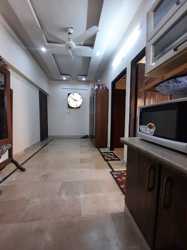 3 ROOMS FLAT FOR SALE IN NEW BUILDING ALI RESIDENCY APARTMENT SECTOR 11 A NORTH KARACHI 4