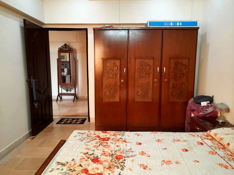 3 ROOMS FLAT FOR SALE IN NEW BUILDING ALI RESIDENCY APARTMENT SECTOR 11 A NORTH KARACHI 7