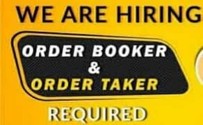 Orderbookers required. Good packages. send resume at 03004698752