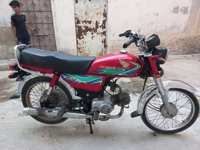 MashaAllah Honda 70 - 2018 in Good Condition 1st Owner 1