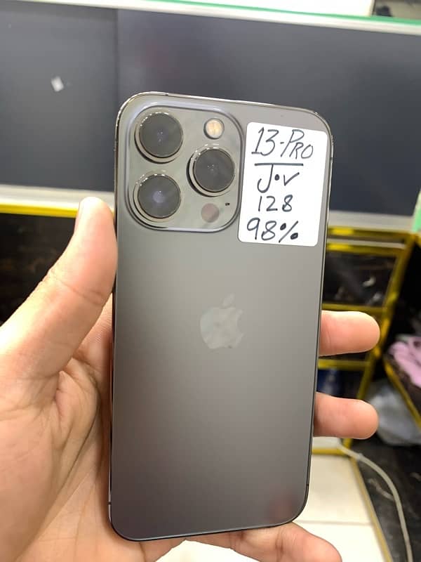 I phone 13 pro jv 128 Gb 98% health 0307/0063/001 1