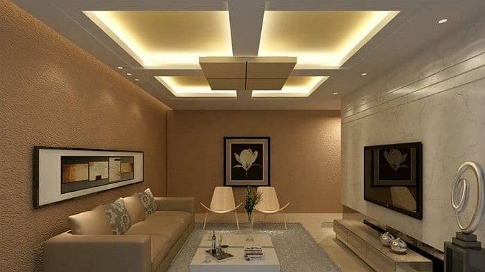 False Ceilings in Karachi,UPVC Panels/Wall paper,Flooring/3D Works 6