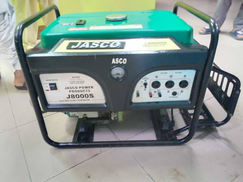 JASCO COMMERCIAL GENERATOR 8KVA DUAL PETROL & GAS 3