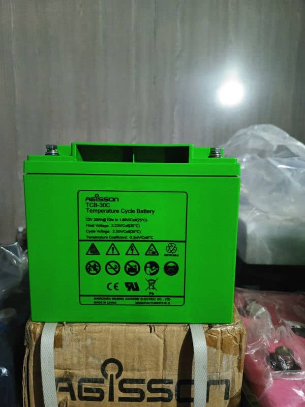 12v 30ah new battery 500w load 2 hours 0