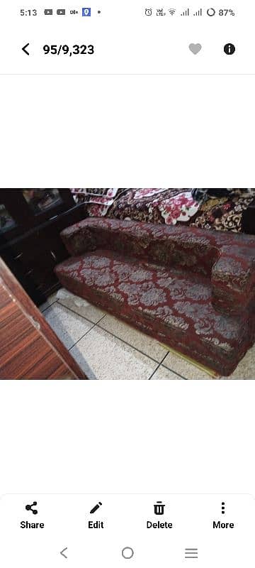 master molty foam  2 sofas cum bed for sale 3