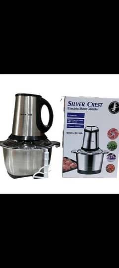 portable 3 Liter Stainless steel Electric meat grinder chopper