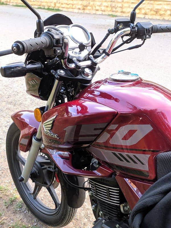 CB150F RED MODEL 2024 12 MONTH DEC UNREGISTERED 0