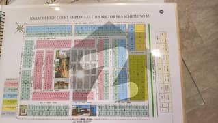 275 Square Yards Corner Plot for Sale in Karachi High Court Society, Scheme 33