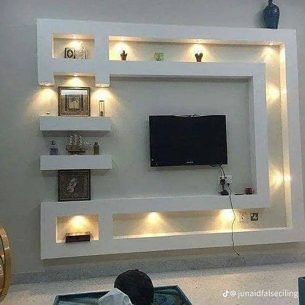 False Ceiling,Gypsum Board,3D Wallpaper,Pvc Walpanel,Vinyle Wood Floor 0