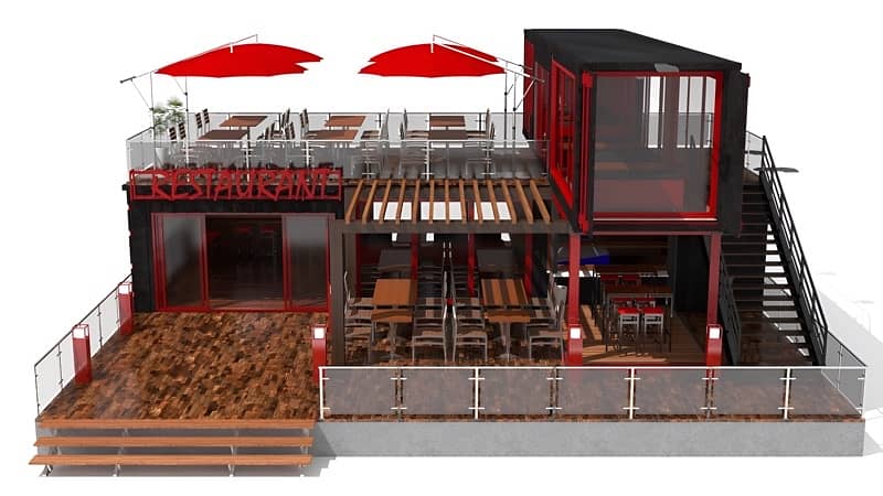 Container Cafe, restaurants and office | Modern & Customizable | 4