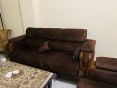 wooden new style 5-seater sofa