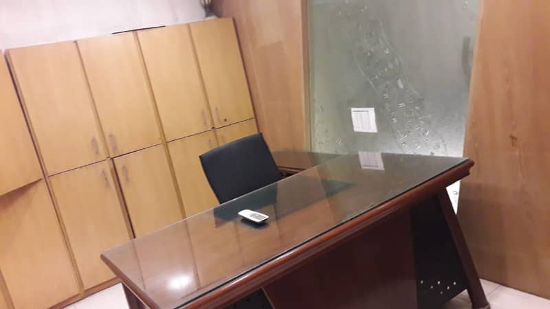 On main sharah e faisal corporate building 1395 sq ft office with 2 washrooms and 1 parking 4