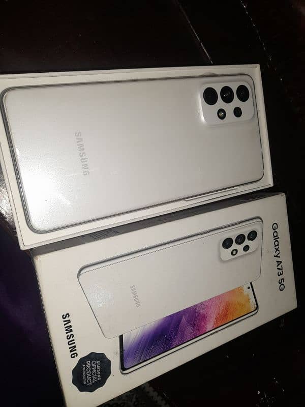 Samsung A73 5g white 2