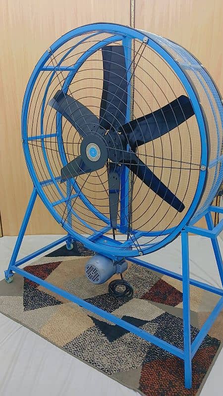 industrial blower exaust fan ventilation pedestal type trolly type big 0